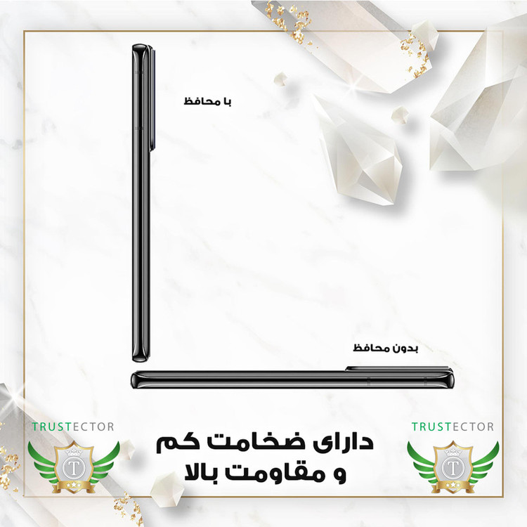 محافظ لنز دوربین تراستکتور مدل LENSFT مناسب برای گوشی موبایل شیائومی 13T / 13T Pro / Redmi K60 Ultra