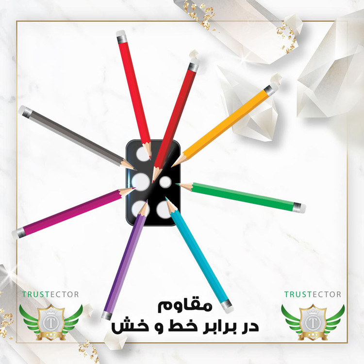 محافظ لنز دوربین تراستکتور مدل LENSFT مناسب برای گوشی موبایل شیائومی Redmi 10 / Redmi 10 Prime / Redmi 10 2022