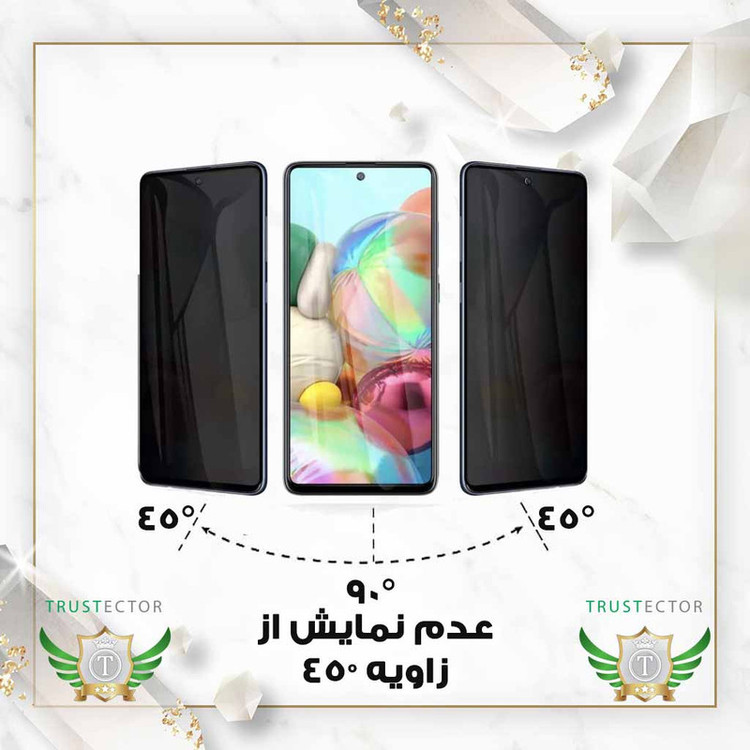محافظ صفحه نمایش حریم شخصی تراستکتور مدل FTLPRVCTRN مناسب برای گوشی موبایل شیائومی Redmi Note 11s 4G