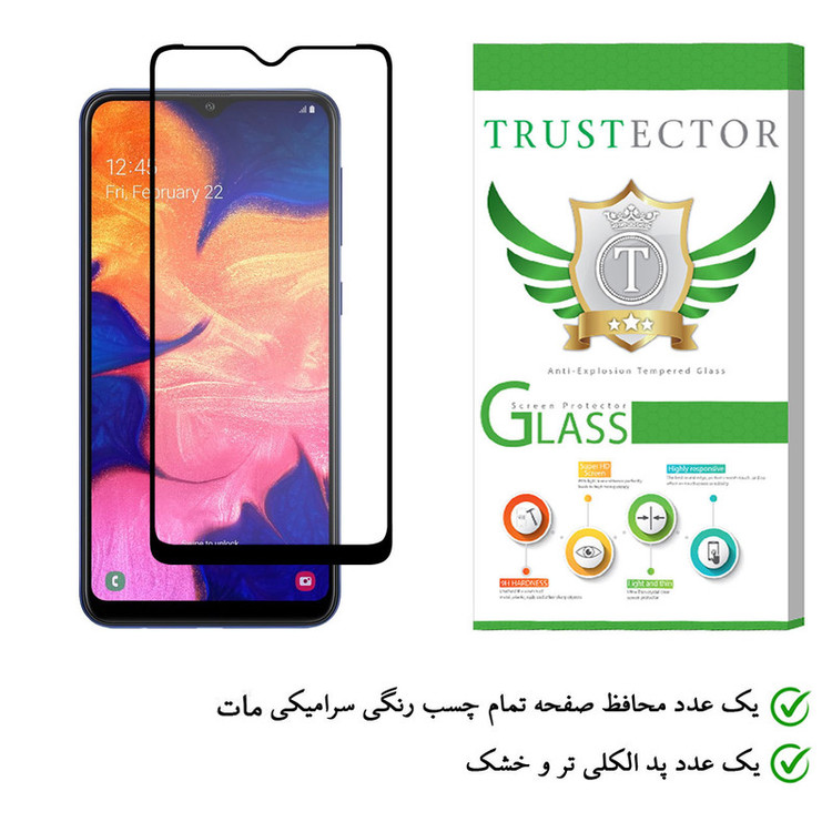محافظ صفحه نمایش سرامیکی تراستکتور مدل CMA-T مناسب برای گوشی موبایل سامسونگ Galaxy A10