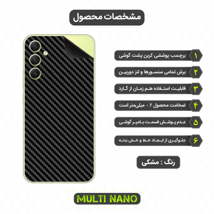 محافظ صفحه نمایش مولتی نانو مدل X-SFC مناسب برای گوشی موبایل سامسونگ Galaxy A34 به همراه برچسب پوششی