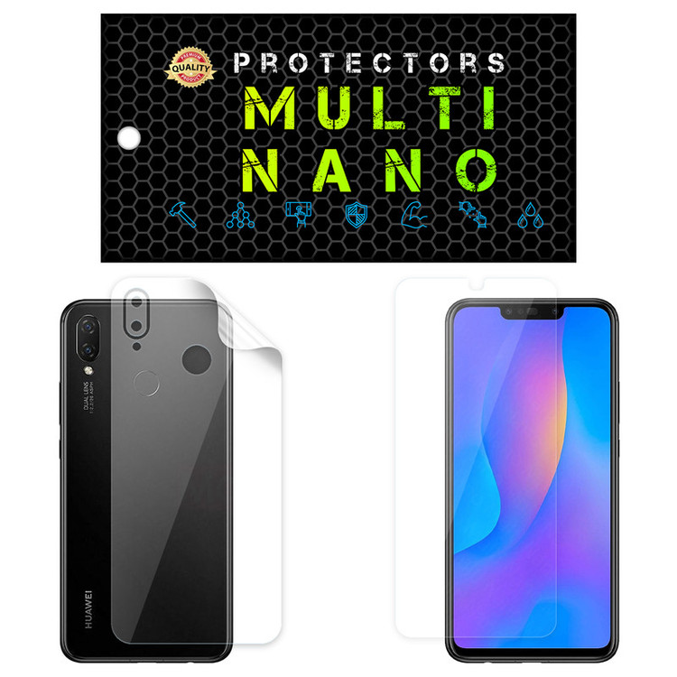 محافظ صفحه نمایش مولتی نانو مدل X-SFT مناسب برای گوشی موبایل هوآوی P Smart Plus به همراه محافظ پشت