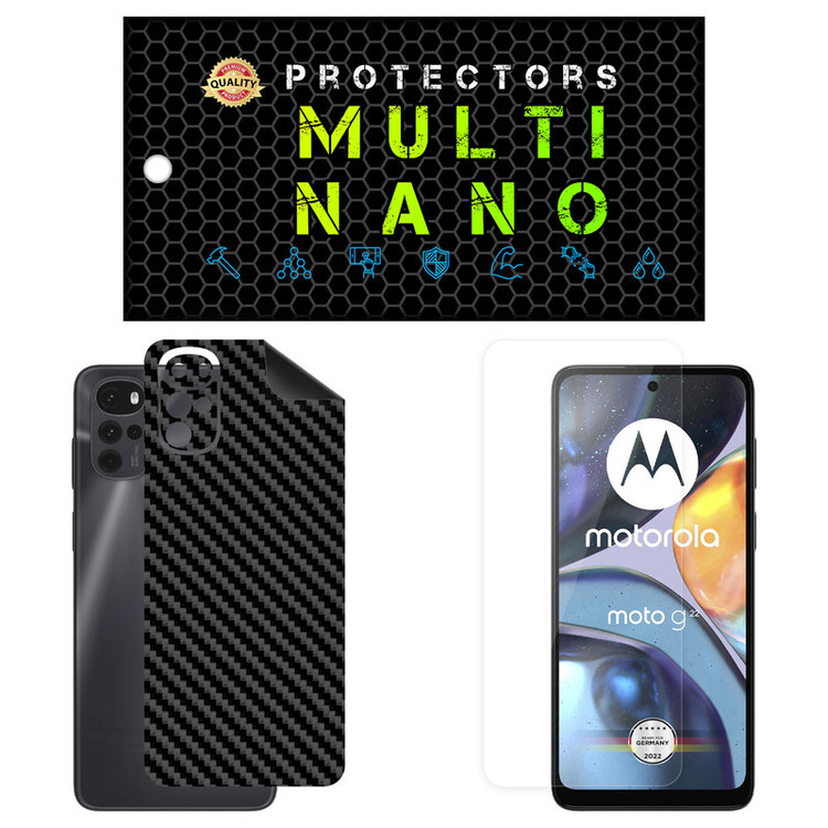 محافظ صفحه نمایش مولتی نانو مدل X-SFC مناسب برای گوشی موبایل موتورولا Moto G22 به همراه برچسب پوششی
