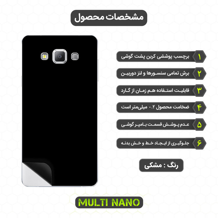 برچسب پوششی مولتی نانو مدل X-F1M مناسب برای گوشی موبایل سامسونگ Galaxy A7