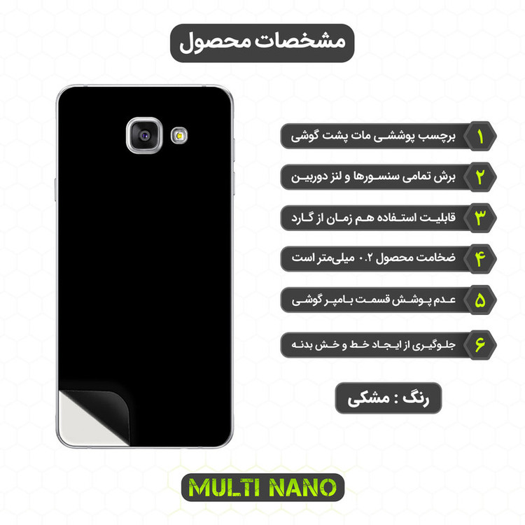 برچسب پوششی مولتی نانو مدل X-F1M مناسب برای گوشی موبایل سامسونگ Galaxy A7 2016