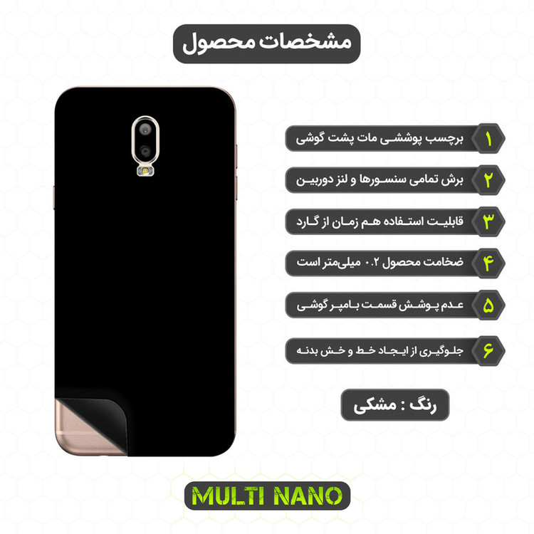 برچسب پوششی مولتی نانو مدل X-F1M مناسب برای گوشی موبایل سامسونگ Galaxy C7 2017
