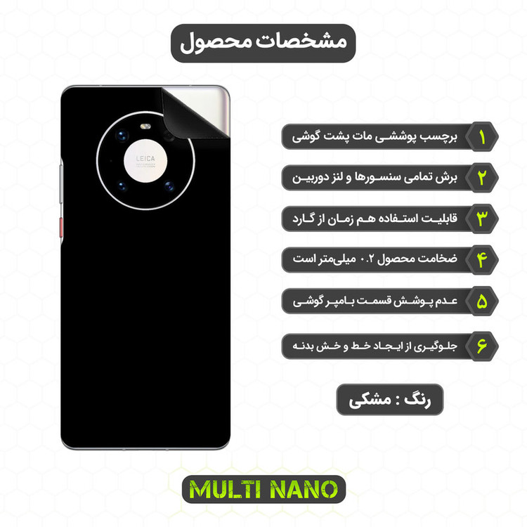 برچسب پوششی مولتی نانو مدل X-F1M مناسب برای گوشی موبایل هوآوی Mate 40 Pro