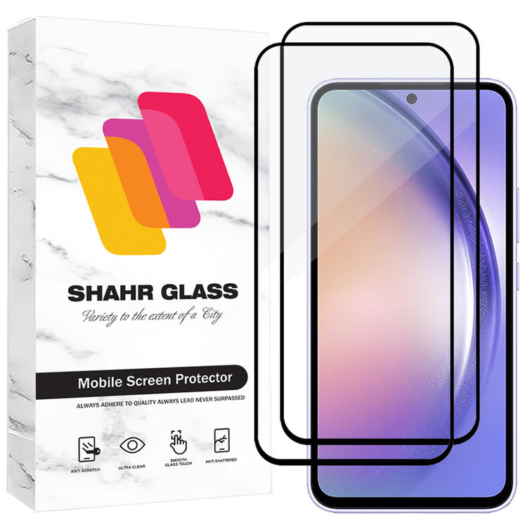 محافظ صفحه نمایش شیشه ای شهر گلس مدل FUL2 مناسب برای گوشی موبایل سامسونگ Galaxy A54 5G / Galaxy S23 FE 5G بسته دو عددی