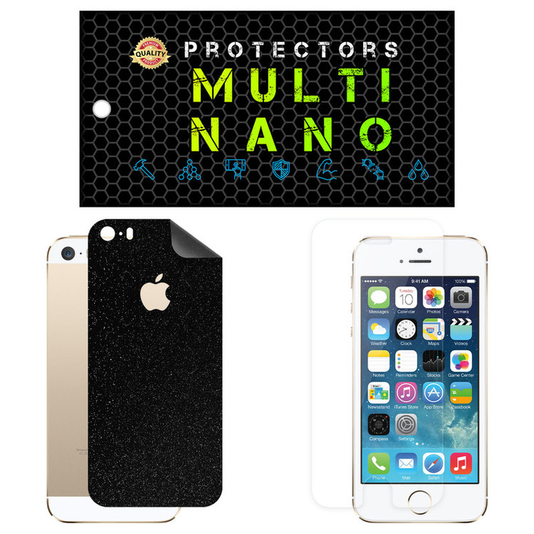 محافظ صفحه نمایش مولتی نانو مدل X-SFG مناسب برای گوشی موبایل اپل iPhone 5S به همراه برچسب پوششی