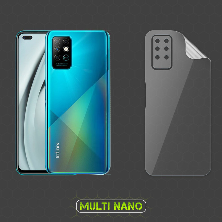محافظ صفحه نمایش مولتی نانو مدل X-SFT مناسب برای گوشی موبایل انفینیکس Note 8 به همراه محافظ پشت گوشی