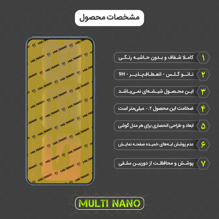 محافظ صفحه نمایش مولتی نانو مدل X-SFT مناسب برای گوشی موبایل انفینیکس 2023 Note 12 به همراه محافظ پشت گوشی