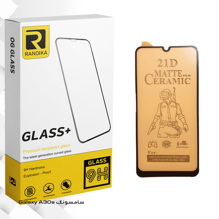 محافظ صفحه نمایش سرامیکی راندیکا مدل GLD مناسب برای گوشی موبایل سامسونگ Galaxy A30s