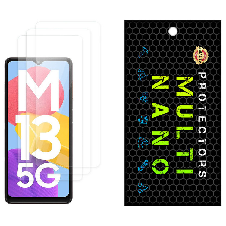 محافظ صفحه نمایش مولتی نانو مدل X-S3N مناسب برای گوشی موبایل سامسونگ Galaxy M13 5G بسته سه عددی