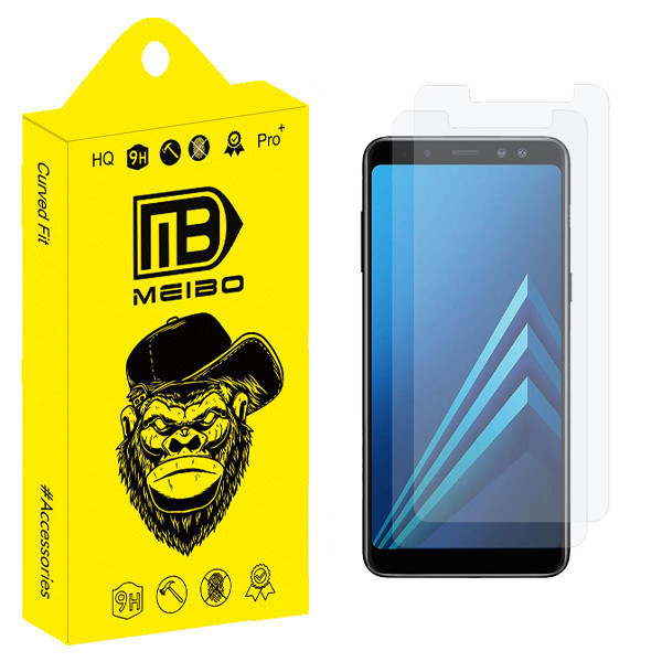 محافظ صفحه نمایش شیشه ای میبو مدل Glavers مناسب برای گوشی موبایل سامسونگ Galaxy J8 2018 بسته دو عددی
