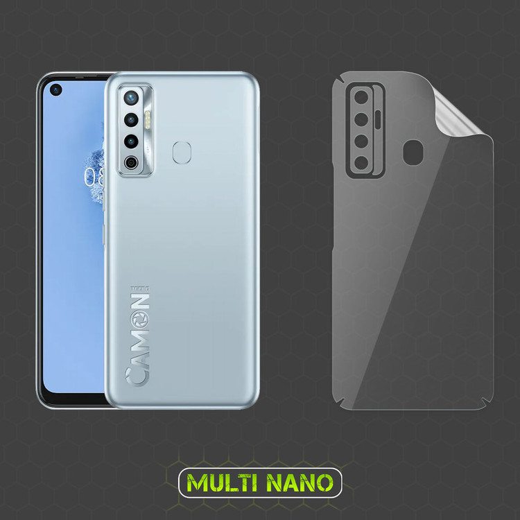 محافظ صفحه نمایش مولتی نانو مدل X-SFT مناسب برای گوشی موبایل تکنو Camon 17 به همراه محافظ پشت
