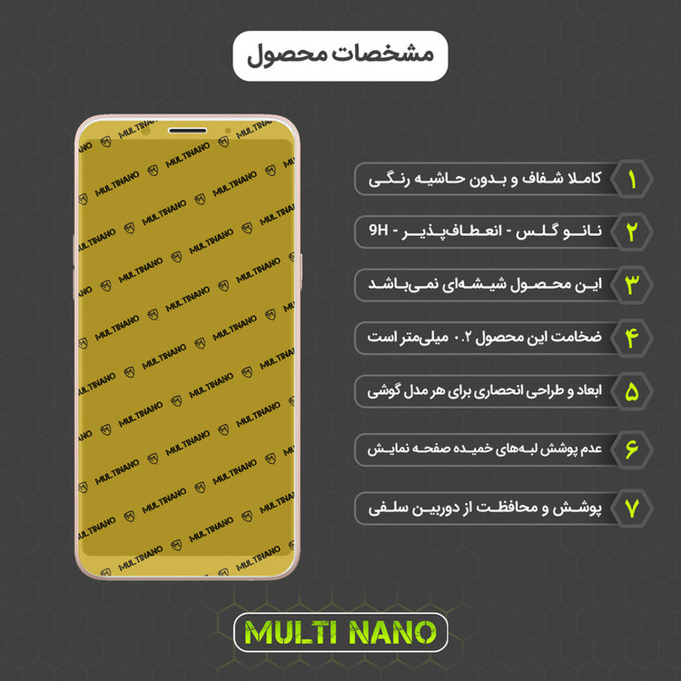 محافظ صفحه نمایش مولتی نانو مدل X-SFT مناسب برای گوشی موبایل اوپو A83 به همراه محافظ پشت
