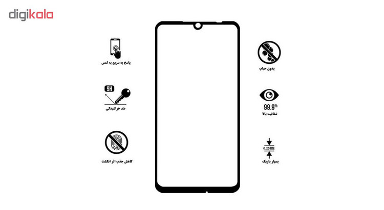 محافظ صفحه نمایش تراستکتور مدل GSS مناسب برای گوشی موبایل شیائومی Redmi Note 7S