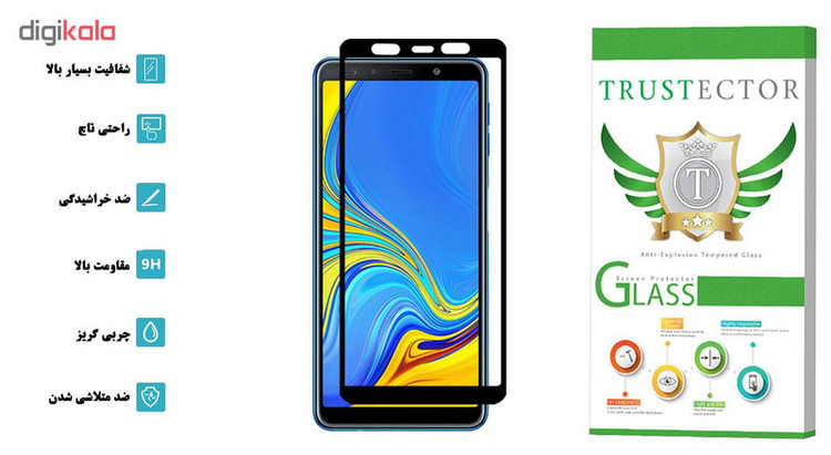 محافظ صفحه نمایش سرامیکی تراستکتور مدل CRM مناسب برای گوشی موبایل سامسونگ Galaxy J4 Plus