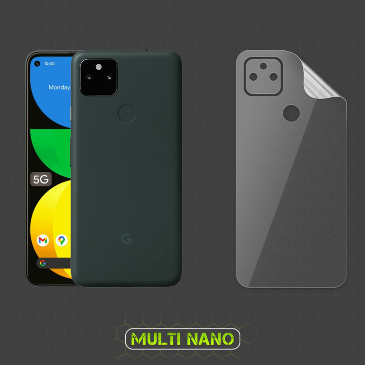 محافظ صفحه نمایش مولتی نانو مدل X-SFT مناسب برای گوشی موبایل گوگل Pixel 5A 5G به همراه محافظ پشت