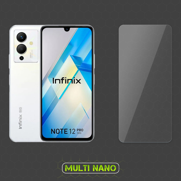 محافظ صفحه نمایش مولتی نانو مدل X-SFT مناسب برای گوشی موبایل انفینیکس Note 12 Pro 5G به همراه محافظ پشت گوشی