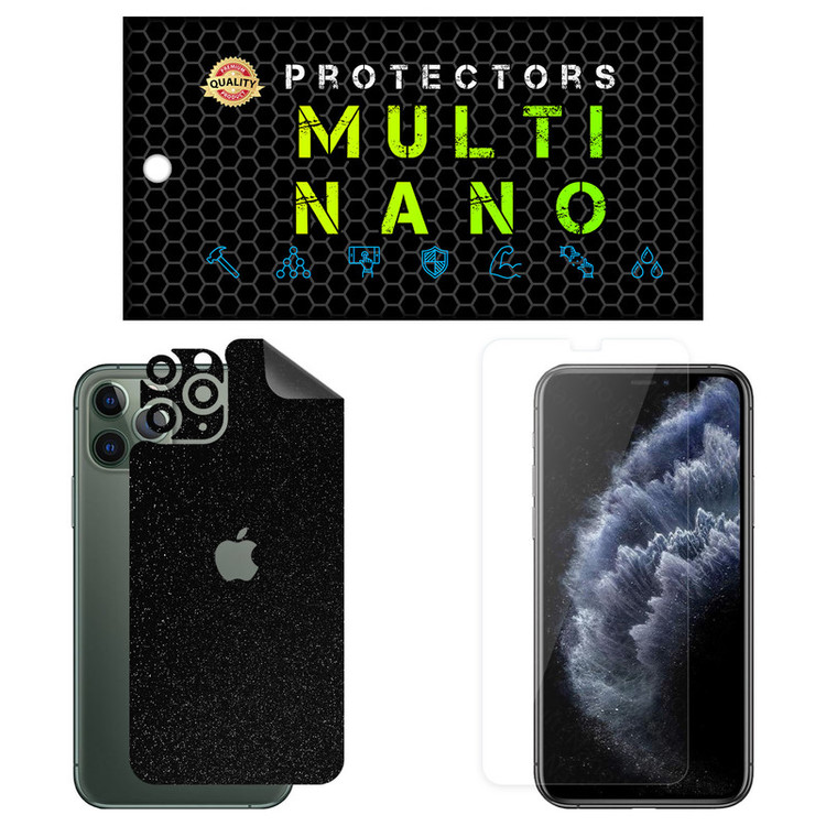 محافظ صفحه نمایش مولتی نانو مدل X-SFG مناسب برای گوشی موبایل اپل iPhone 11 Pro به همراه برچسب پوششی