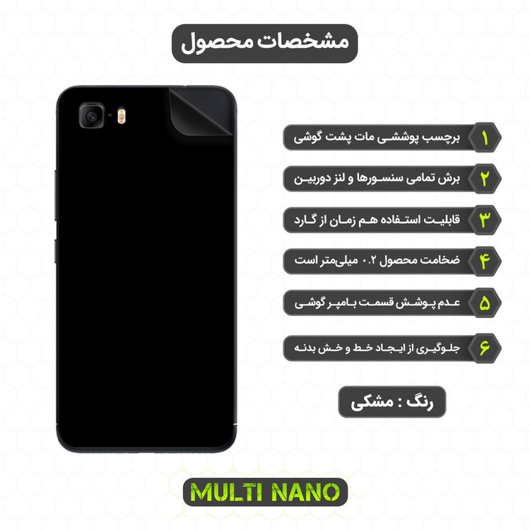 برچسب پوششی مولتی نانو مدل X-F1M مناسب برای گوشی موبایل ایسوس Zenfone 3S Max / ZC521TL