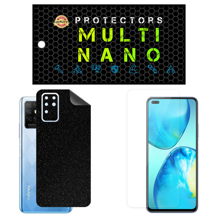 محافظ صفحه نمایش مولتی نانو مدل X-SFG مناسب برای گوشی موبایل اینفینیکس Note 8i به همراه برچسب پوششی