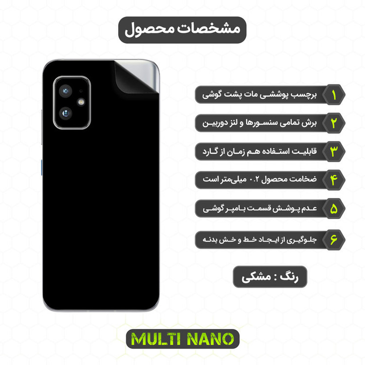 برچسب پوششی مولتی نانو مدل X-F1M مناسب برای گوشی موبایل ایسوس Zenfone 8 / ZS590KS