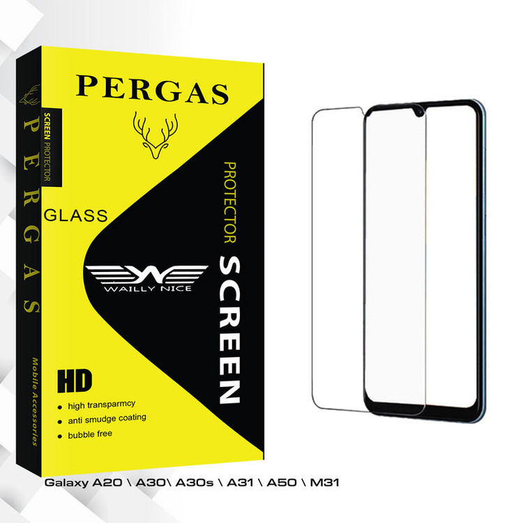 محافظ صفحه نمایش شیشه ای وایلی نایس مدل Pergas Glass مناسب برای گوشی موبایل سامسونگ Galaxy A20 \ A30\ A30s \ A31 \ A50 \ M31