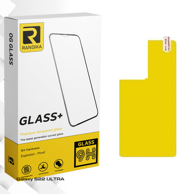 محافظ پشت گوشی راندیکا مدل Randika Glass SFLL مناسب برای گوشی موبایل سامسونگ Galaxy S22 ULTRA