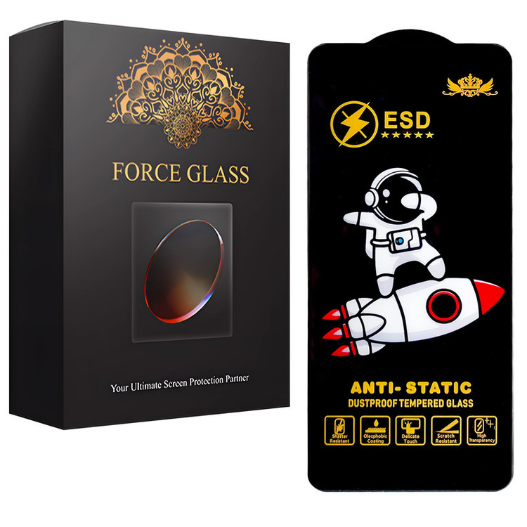 محافظ صفحه نمایش فورس گلس مدل SPACESTATIC مناسب برای گوشی موبایل سامسونگ Galaxy A24 / A25 / A15 / M34 5G