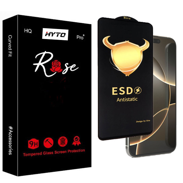 محافظ صفحه نمایش هیتو مدل Rose Biva Antistatic Guard مناسب برای گوشی موبایل اپل Iphone 16 Pro max