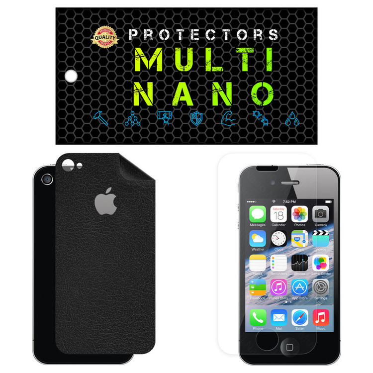 محافظ صفحه نمایش مولتی نانو مدل X-SFL مناسب برای گوشی موبایل اپل iPhone 4S به همراه برچسب پوششی