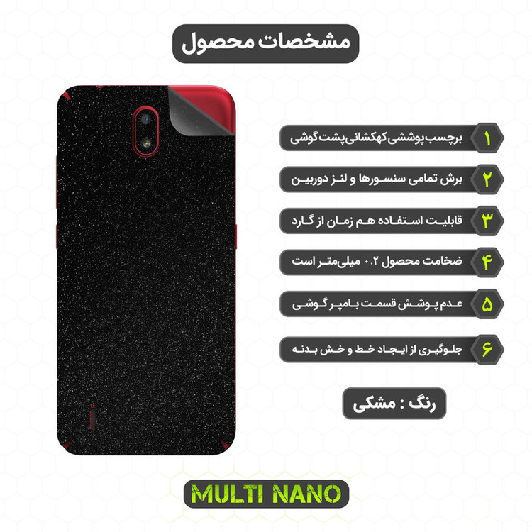 برچسب پوششی مولتی نانو مدل X-F1G مناسب برای گوشی موبایل نوکیا C1