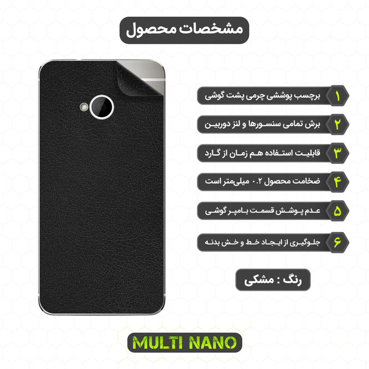 برچسب پوششی مولتی نانو مدل X-F1L مناسب برای گوشی موبایل اچ تی سی One M7