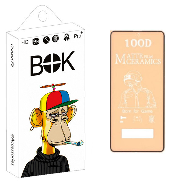 محافظ صفحه نمایش مات بوک مدل +HD مناسب برای گوشی موبایل اپل IPHONE 11 pro max