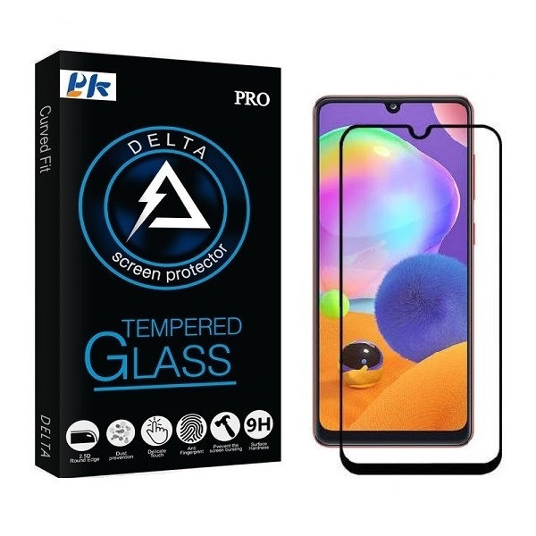 محافظ صفحه نمایش پی کی مدل FUL مناسب برای گوشی موبایل سامسونگ Galaxy A01