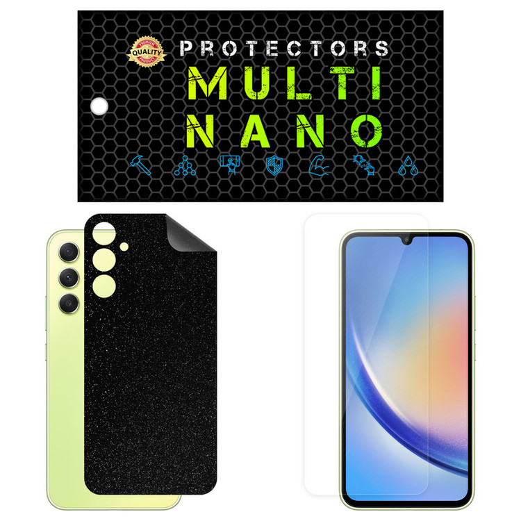 محافظ صفحه نمایش مولتی نانو مدل X-SFG مناسب برای گوشی موبایل سامسونگ Galaxy A34 به همراه برچسب پوششی