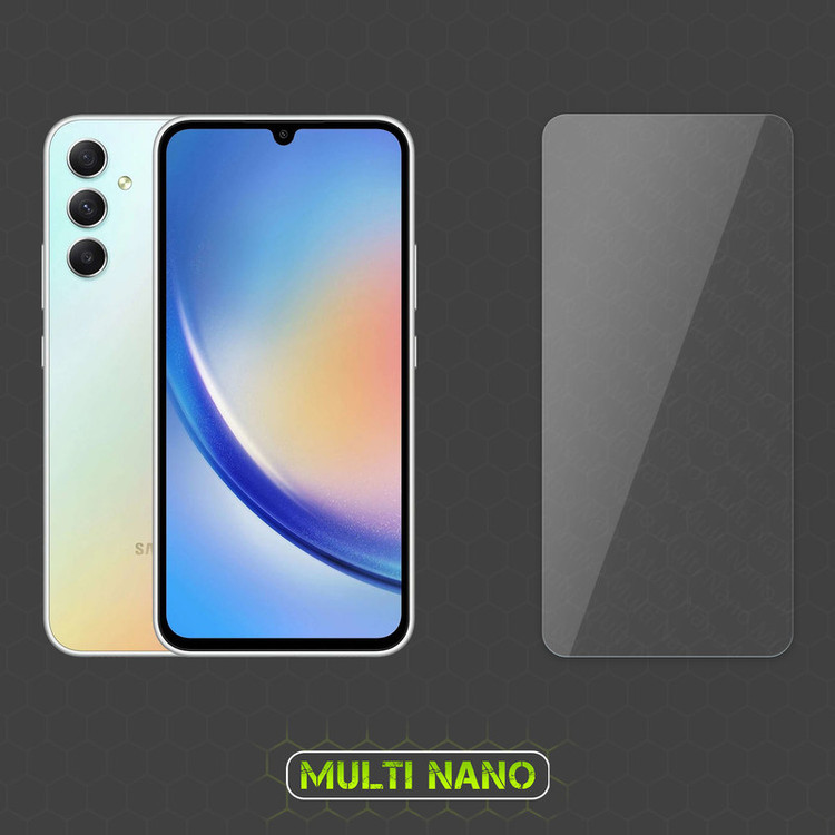محافظ صفحه نمایش مولتی نانو مدل X-SFG مناسب برای گوشی موبایل سامسونگ Galaxy A34 به همراه برچسب پوششی
