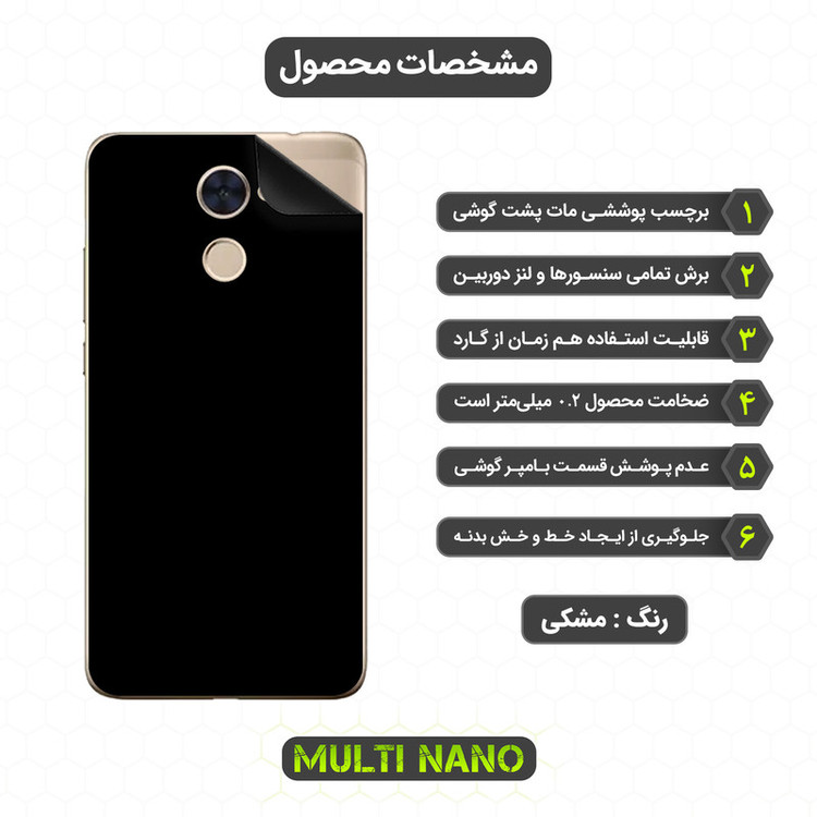 برچسب پوششی مولتی نانو مدل X-F1M مناسب برای گوشی موبایل هوآوی Y7 Prime