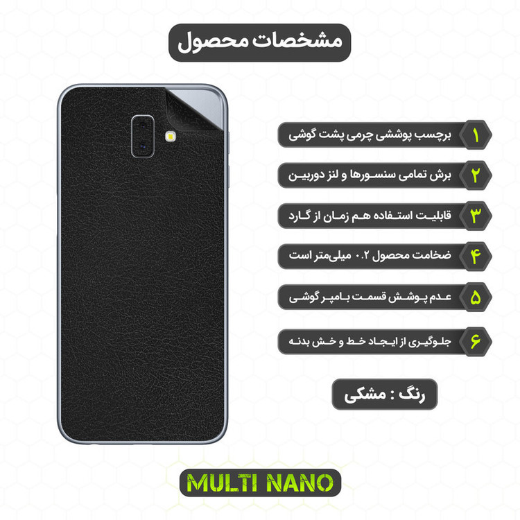 برچسب پوششی مولتی نانو مدل X-F1L مناسب برای گوشی موبایل سامسونگ Galaxy J6 Plus