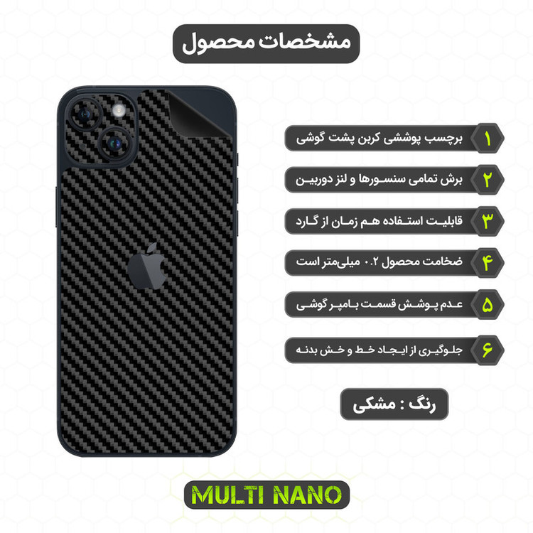برچسب پوششی مولتی نانو مدل X-F1C مناسب برای گوشی موبایل اپل iPhone 14 Plus