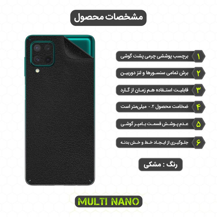 برچسب پوششی مولتی نانو مدل X-F1L مناسب برای گوشی موبایل سامسونگ Galaxy F62
