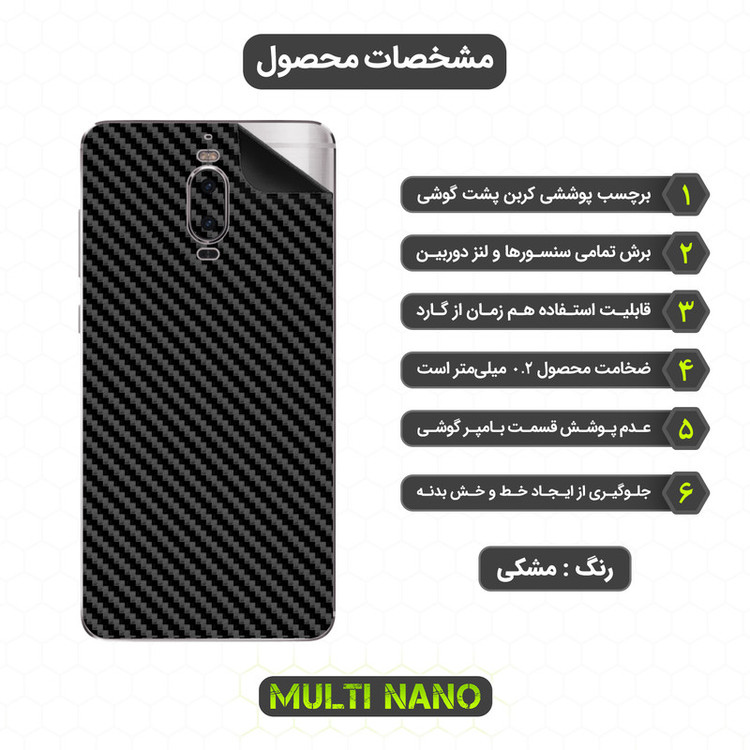 برچسب پوششی مولتی نانو مدل X-F1C مناسب برای گوشی موبایل هوآوی Mate 9 Porsche Design
