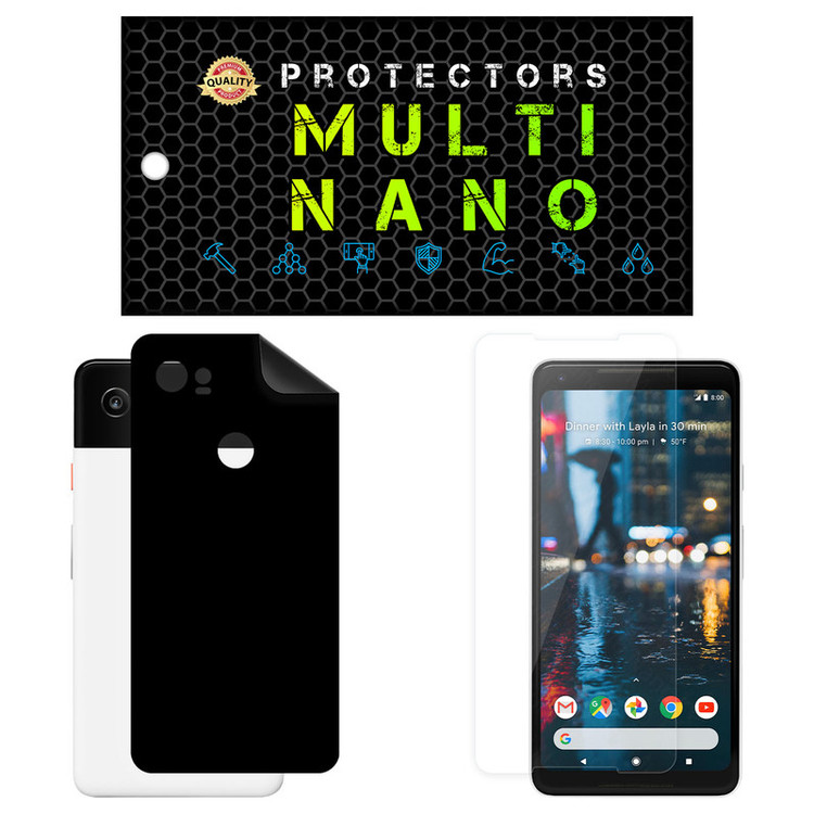 محافظ صفحه نمایش مولتی نانو مدل X-SFM مناسب برای گوشی موبایل گوگل Pixel 2 XL به همراه برچسب پوششی