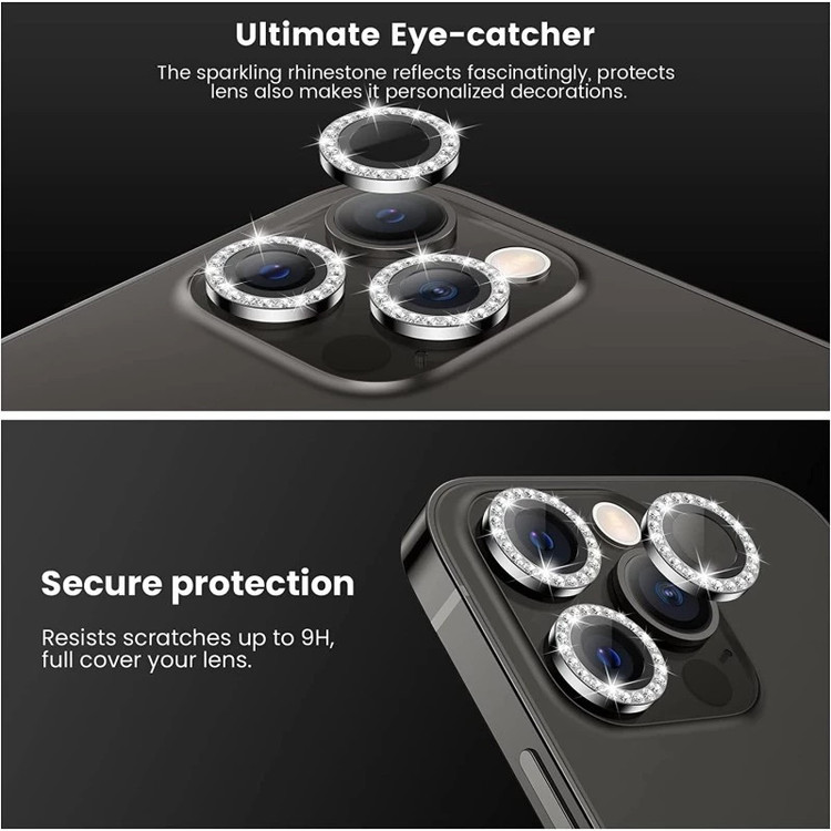 محافظ لنز دوربین نگین دار هیتو مدل Jewel Ring مناسب برای گوشی موبایل شیائومی Redmi Note 13 4g
