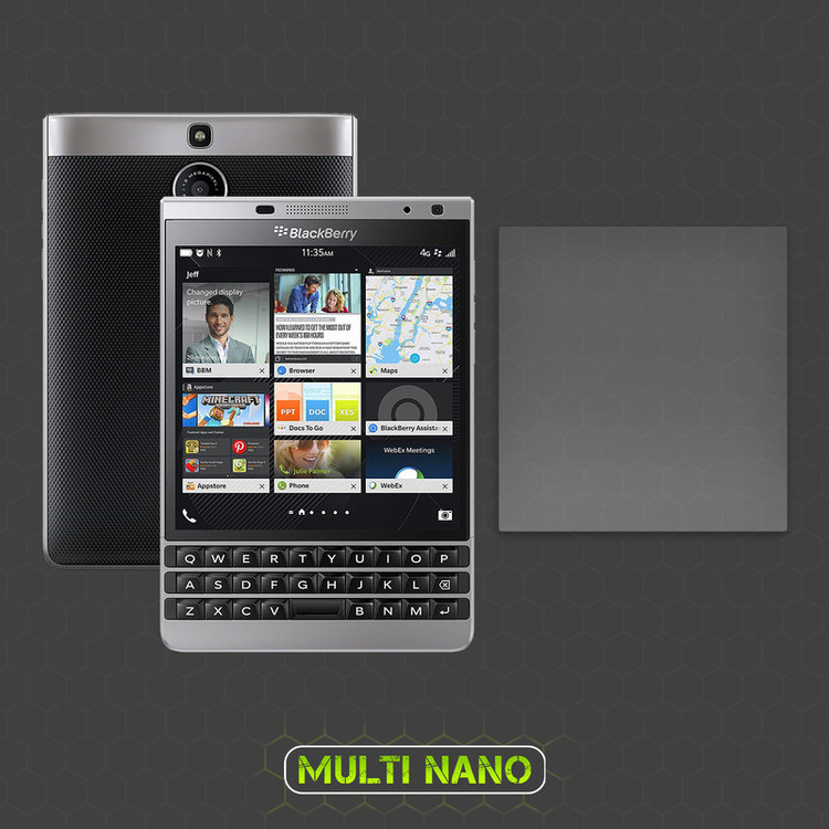 محافظ صفحه نمایش مات مولتی نانو مدل X-S1M مناسب برای گوشی موبایل بلک بری Passport Silver Edition