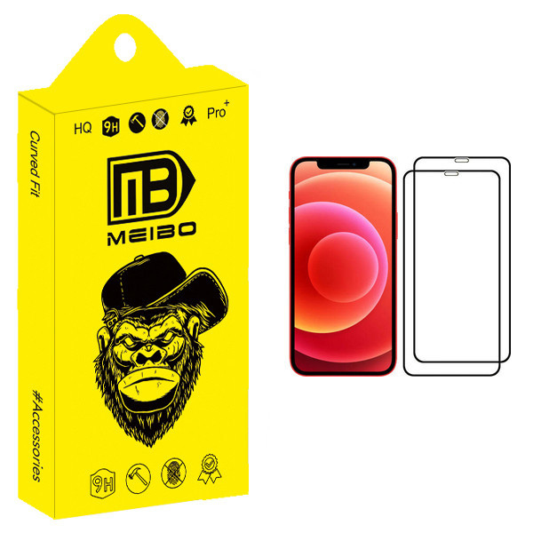 محافظ صفحه نمایش میبو مدل +HD مناسب برای گوشی موبایل اپل iPhone 12 بسته 2 عددی
