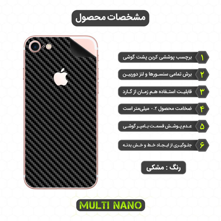 برچسب پوششی مولتی نانو مدل X-F1C مناسب برای گوشی موبایل اپل iPhone 7