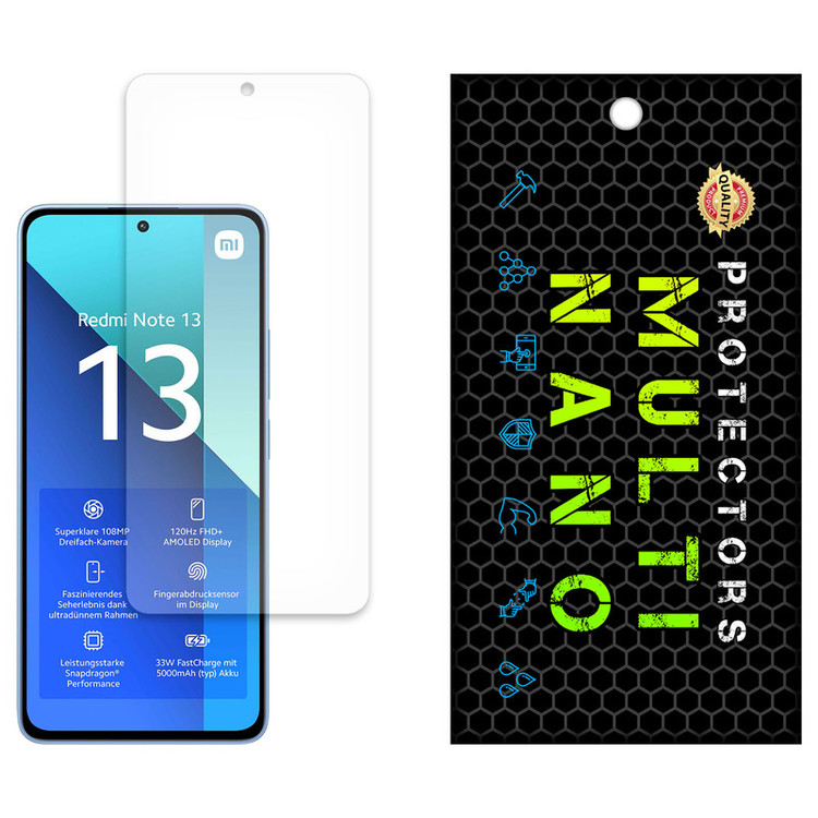 محافظ صفحه نمایش مات مولتی نانو مدل X-S1M مناسب برای گوشی موبایل شیائومی Redmi Note 13 4G